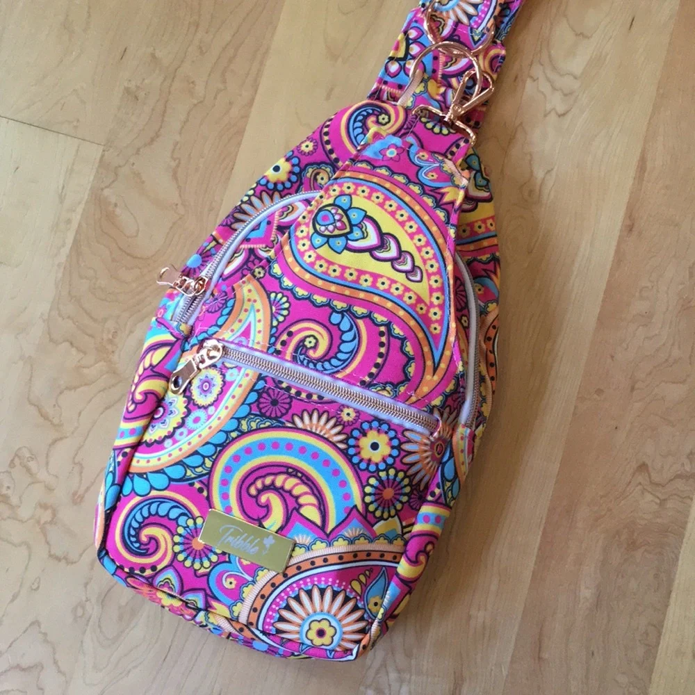 TRIBBLE | Handmade Hand Sewn Sling Satchel Bag
